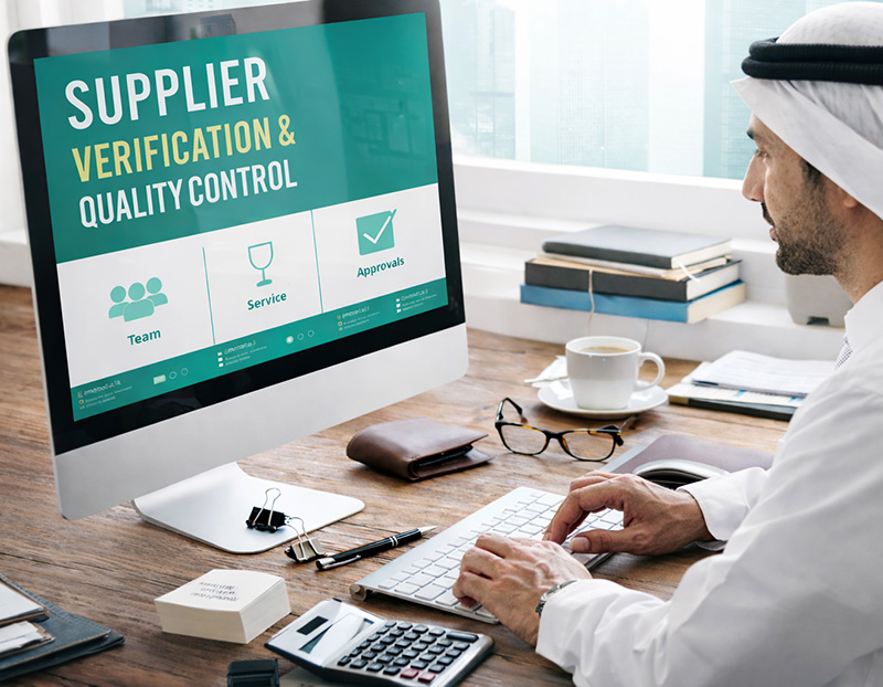 Supplier verification and quality control